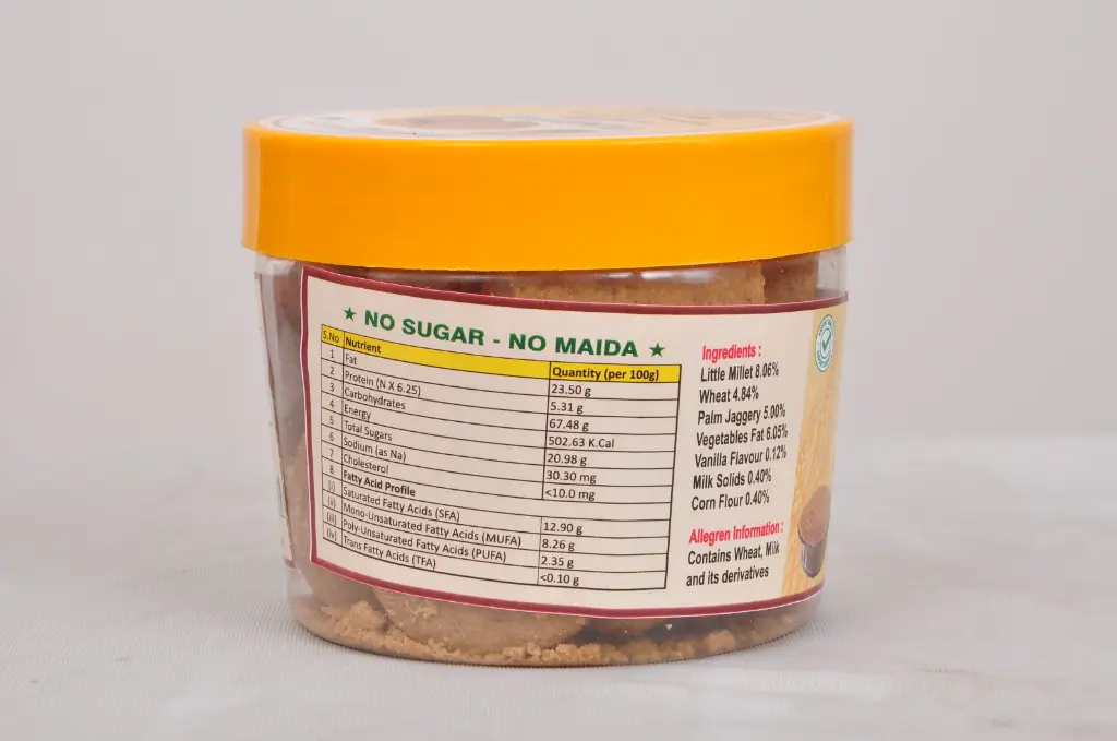 Moringa millet biscuits with palm jaggery — healthy superfood cookies for export