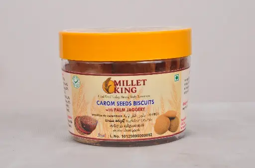 Carom Seeds Millet Biscuits  